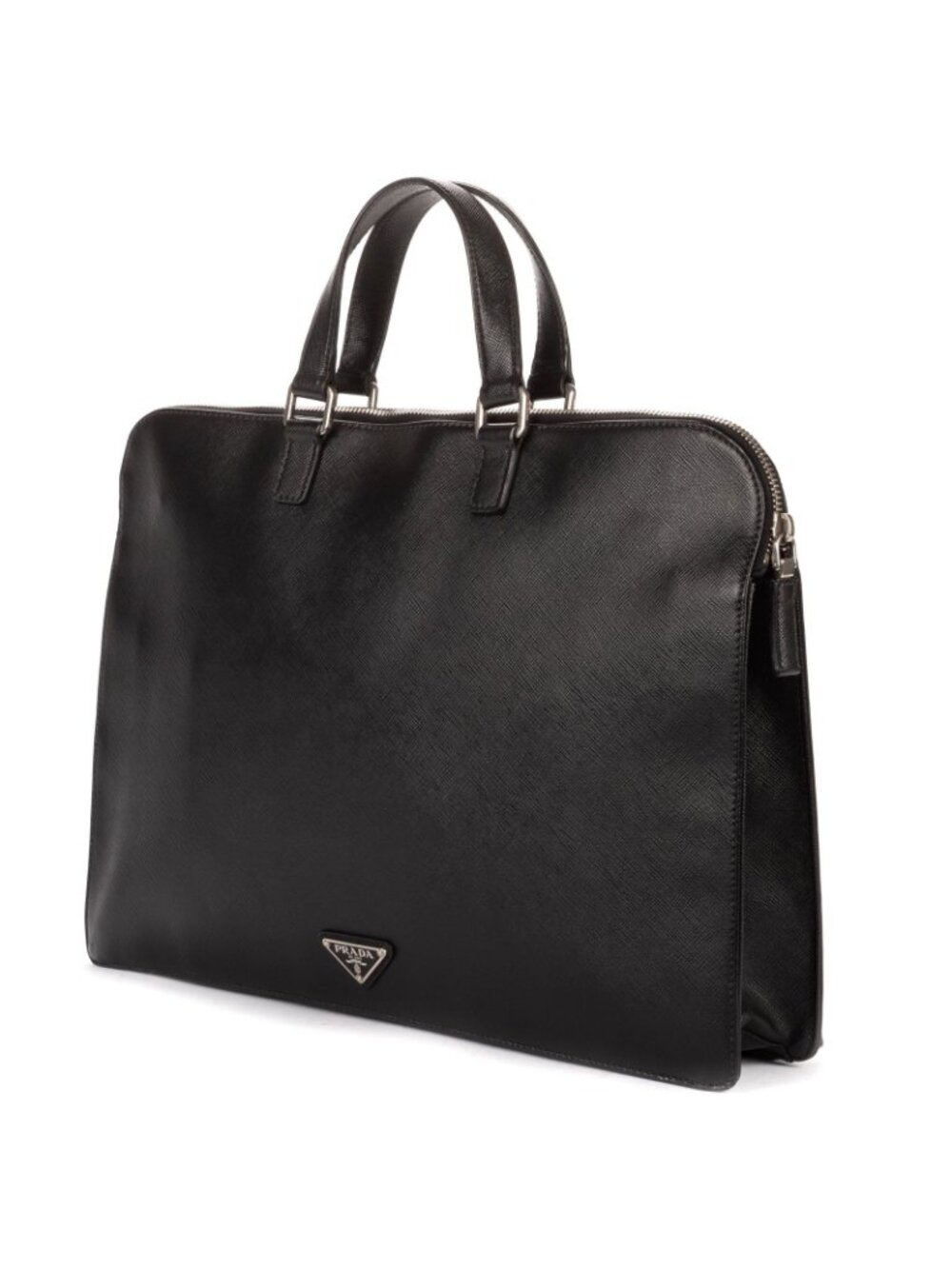 Prada Business Bag Black Saffiano Luxe Leather - Picture 2 of 11